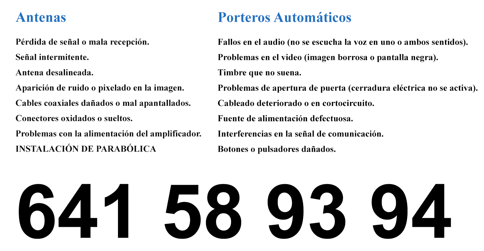 Antenistas urgentes Fuentes De Ropel