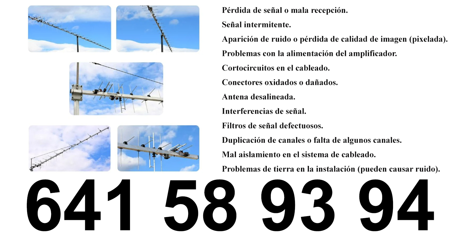Reparacion de antenas Instalacion Porteros Automaticos Tudela